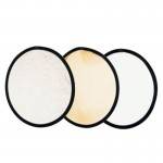 Reflector 2 in 1 silver gold 110cm  Easy to carry. No fading.