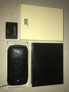 Montblanc Meisterstuck Leather Watch Travel Case