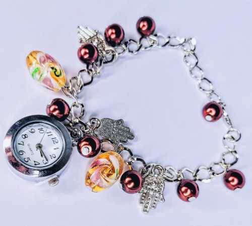 ELEGANT CHARMED ANALOGUE BRACELET WATCH