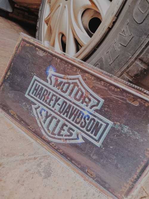 Harley Davidson classic license plate