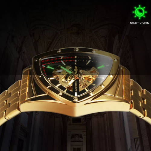 **RRP R4200** Limited Edition Fully Automatic Skeleton Mechanical Triangular Mens Designer Watch