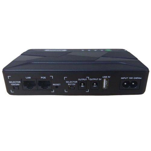 10000 mAh mini DC UPS (uninterrupted Power Supply)