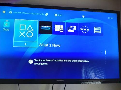 Playstation 4 1TB with 4 PS4 Games