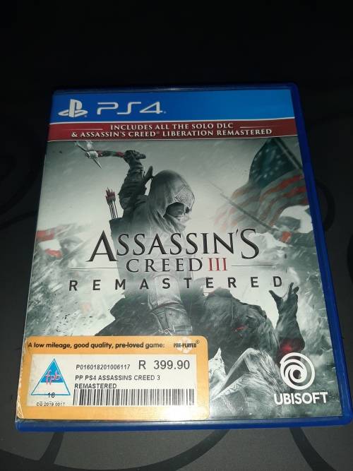 Assassin`s Creed 3 Remastered on PS4