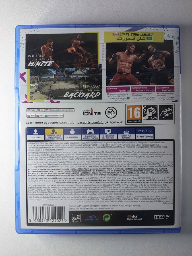 UFC 4 Playstation 4
