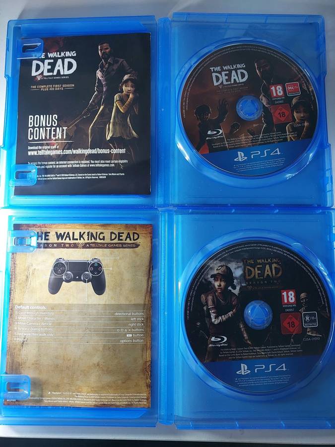 The Walking Dead Season 1 and 2