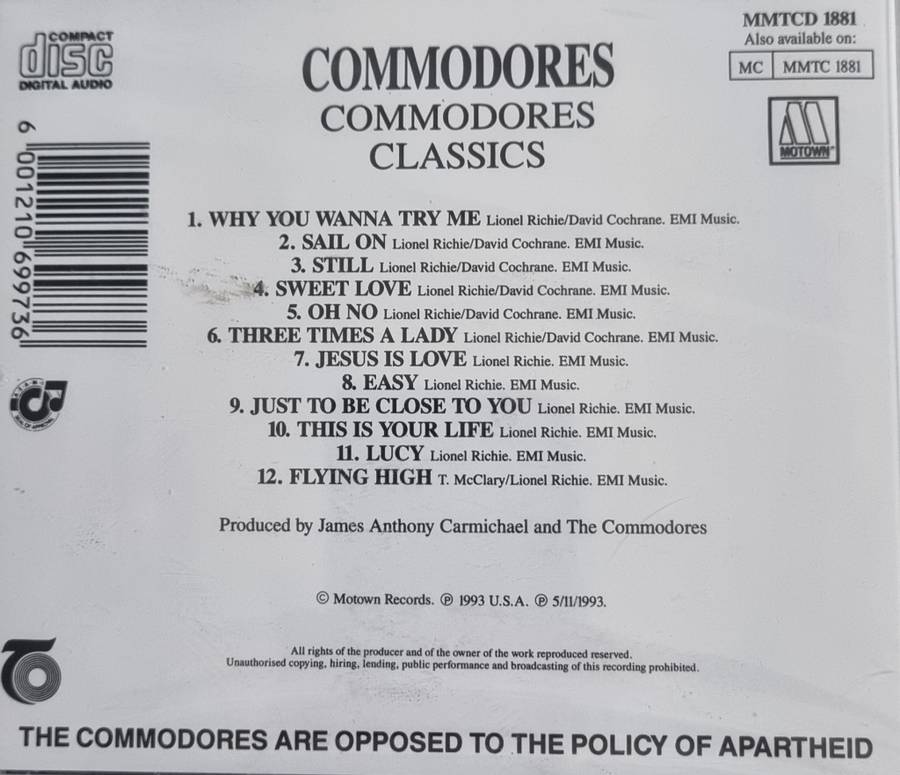 Commodores Classics