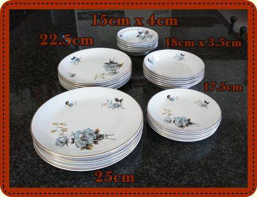 Swinnertons Ironstone Birthday Rose Dinner Set.