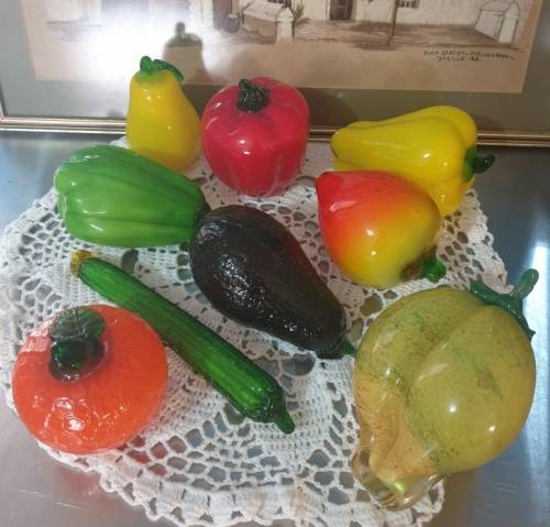 Large Glass Murano Fruit Just for You