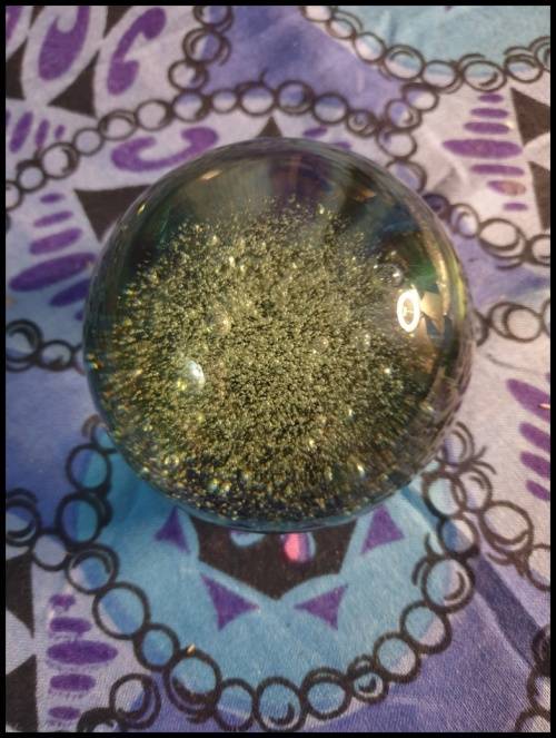 Heavy Glass Paper Weight Just for You