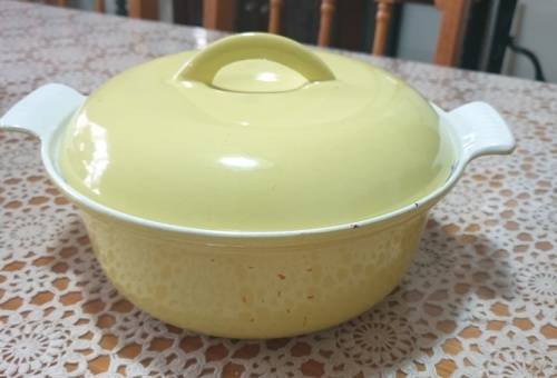 Cast Iron and Enamel Pot for Your Collection