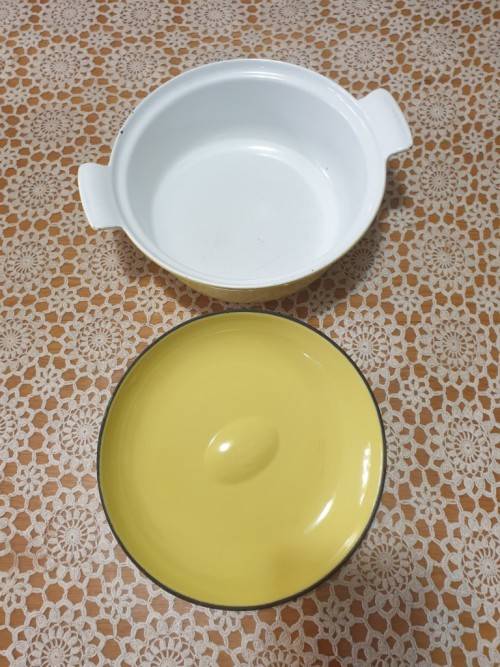 Cast Iron and Enamel Pot for Your Collection