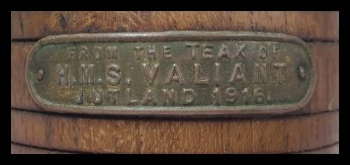HMS Valiant Jutland 1916 WWI WW2 teak barrel Duke of Edinburgh Prince Philip