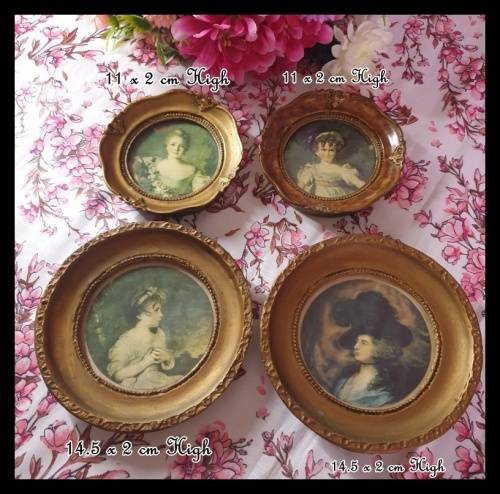 Vintage Round Photo Frames for Your Collection