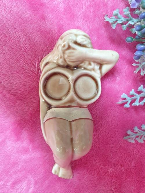 Vintage Naked Nude Lady Boobs Salt & Pepper Shakers  `Spice of Life`.