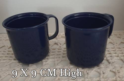 Two Tupperware Mugs