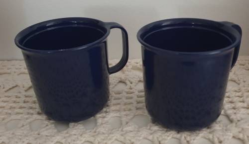 Two Tupperware Mugs