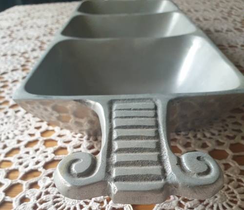 Large Pewter Snack Tray