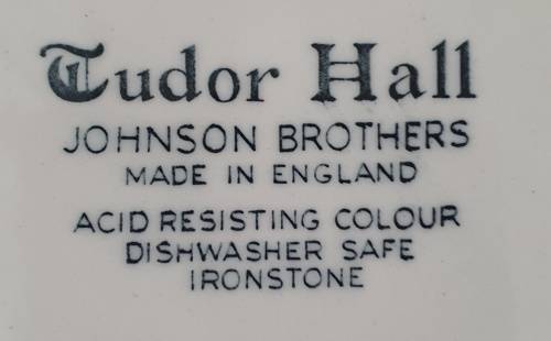Johnson Brothers Tudor Hall Wall Plate