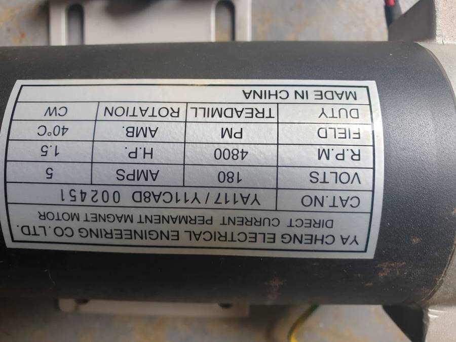 TREADMILL MOTOR  1.5 HP    TROJAN STAMINA 315   MAKES GREAT 880 WATT WIND GENERATOR AS WELL !!!