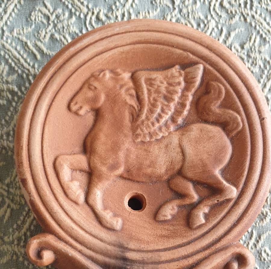 SMALL OIL LAMP TERRA COTTA