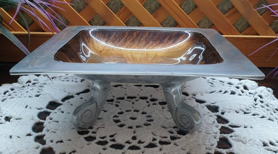 PEWTER SNACK BOWL