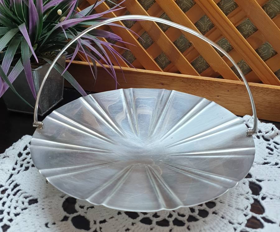 SILVER PLATED CANDY BOWL