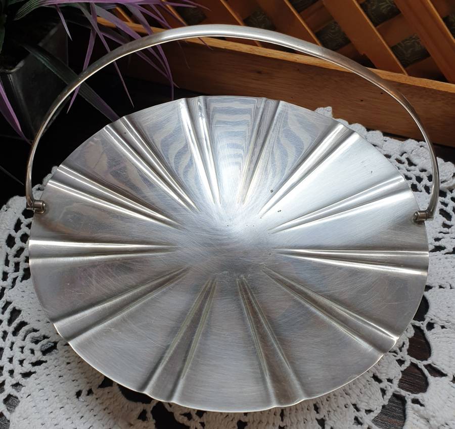 SILVER PLATED CANDY BOWL