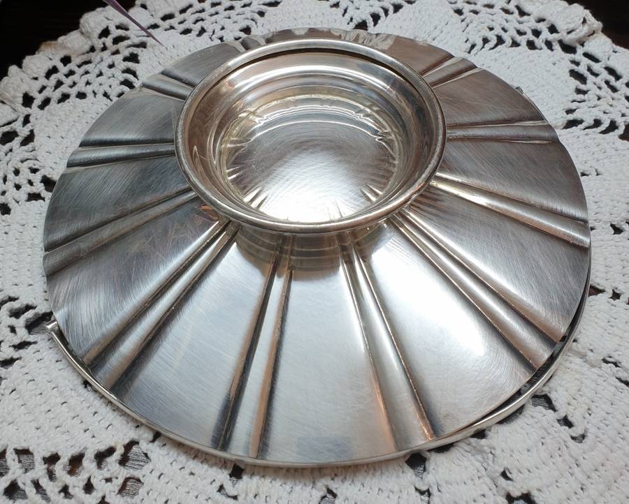 SILVER PLATED CANDY BOWL