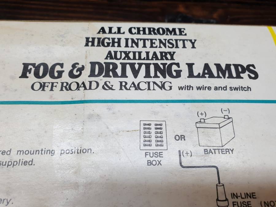 Vintage Driving/Fog Light Set