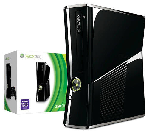 X BOX 360 SLIM  250 GIG HARD DRIVE