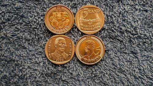 AWESOME Mandela Coin Set! 4 different coins. Have a look! Includes the rare 2000 Mandela coin