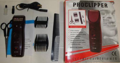 RECHARGABLE ELECTRIC HAIR TRIMMER- HAIRCUT MACHINE KIT