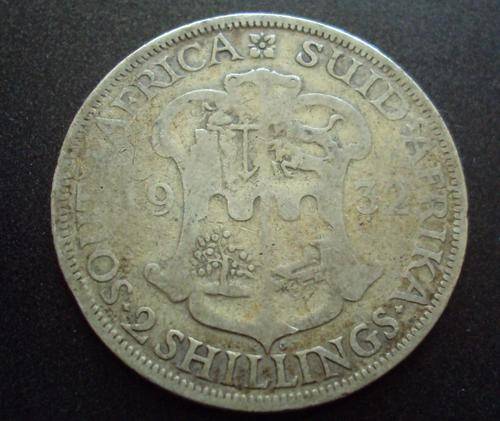 1932 florin- 2 shilling 80% silver