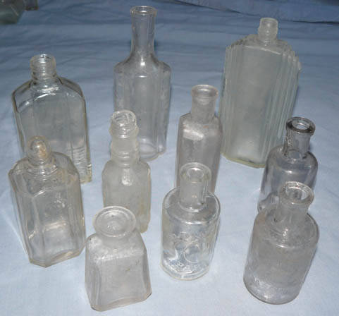 A Group of Old Perfume Bottles