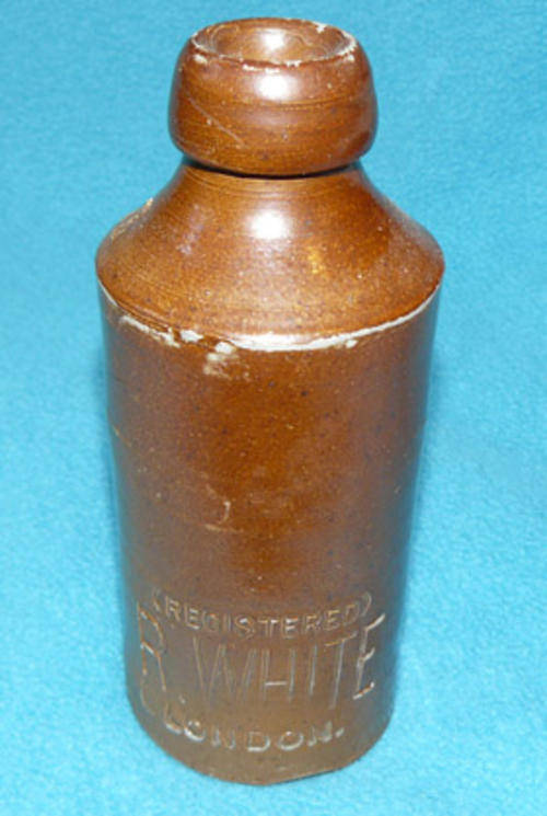 Ginger Beer Bottle for R. White