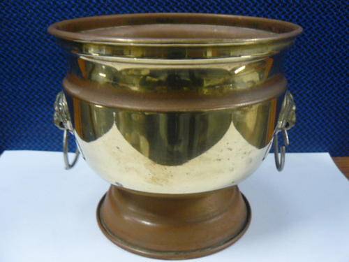 VERY PRETTY OVERPOT WITH LOVELY HANDLES, PLEASE HAVE A LOOK !!!!!@@@@@!!!!!