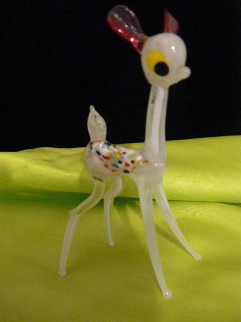 GLASS BAMBI - COULD BE MURANO !@!@!@!