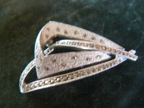 VINTAGE MARCAZITE BROOCH
