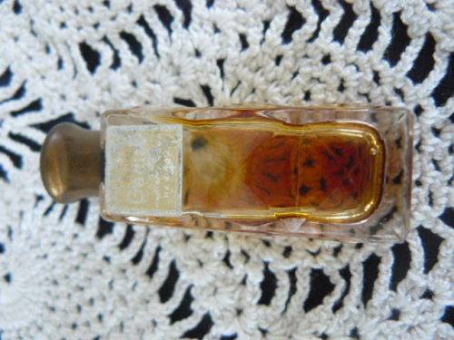 VINTAGE REFILLABLE GLASS MINIATURE PERFUME BOTTLE