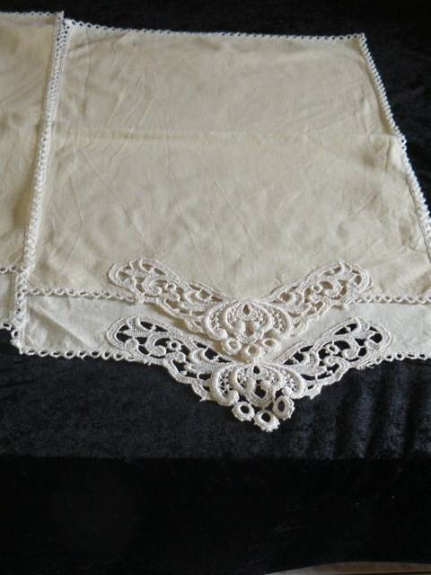 HAND CROCHETED CHAIR BACKS COTTON