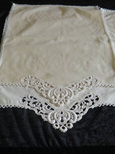 HAND CROCHETED CHAIR BACKS COTTON