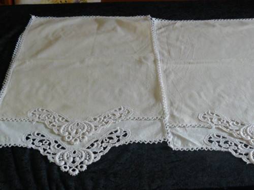 HAND CROCHETED CHAIR BACKS COTTON