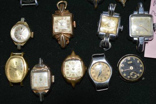 Lot 3 ladies vintage watches for spares