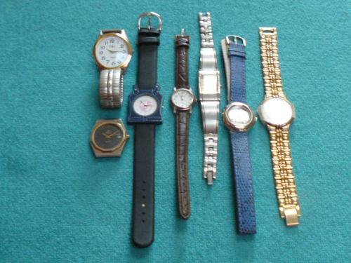 QUARTZ WATCHES SOLD AS SPARES SOME ONLY NEED A BATTERY