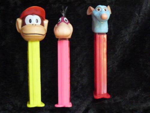 PEZ DISPENSORS COLLECTABLE X 3