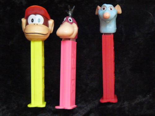 PEZ DISPENSORS COLLECTABLE X 3