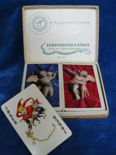 GENUINE PLANTIK PLAYING CARDS FROM AUSTRIA - VIENNA