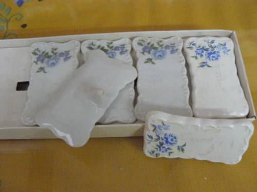 PORCELAIN TABLE NAME SETTINGS X 6