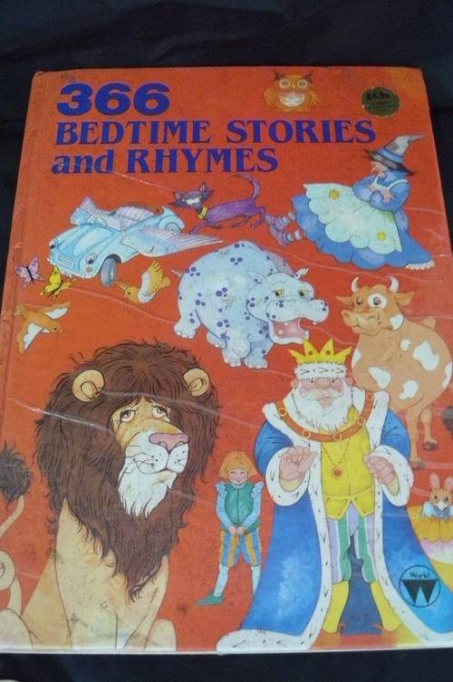 366 BED TIME STORES AND RHYMES OLD CHILDRENS BOOK